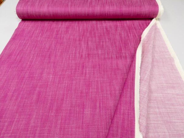 Stoff Denim meliert very Berry – Bild 3