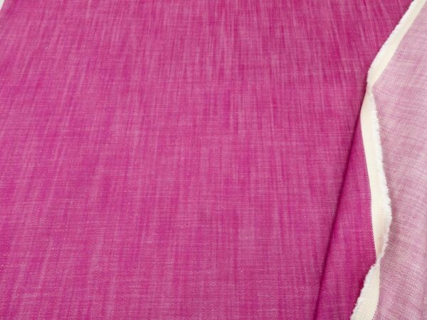 Stoff Denim meliert very Berry
