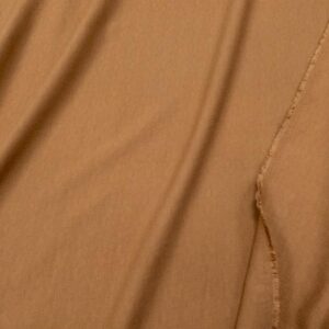 Stoff Viskose Krepp Milchkaffee