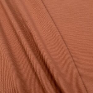 Stoff Ottoman Rip Jersey  BRICK DUST