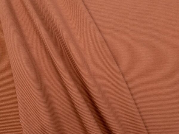 Stoff Ottoman Rip Jersey  BRICK DUST