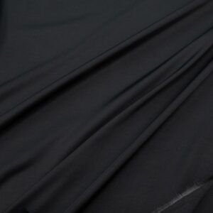 Stoff Viskose-Rayon Shiny  grauschwarz