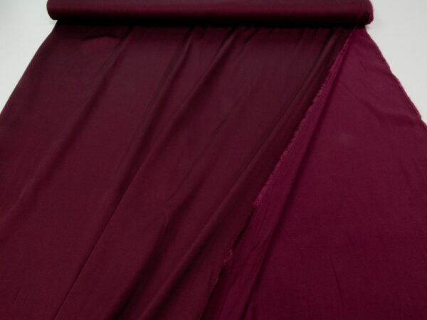 Stoff Viskose-Rayon Shiny  weinrot – Bild 2