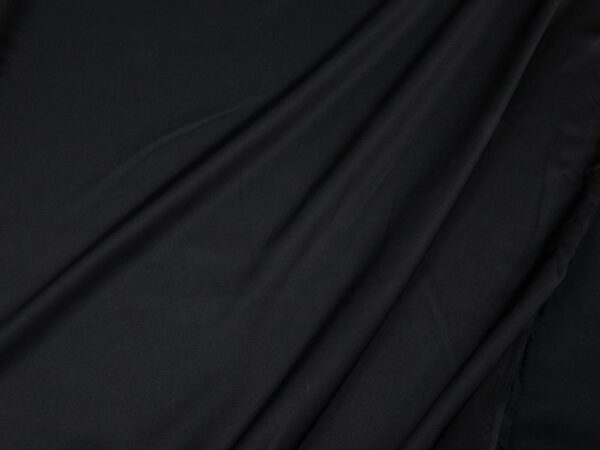 Stoff Eco Vi- Rayon Satin schwarz