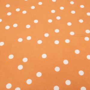 Stoff Baumwolle Papertouch Punkte koralorangerosa