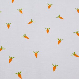 Stoff Baumwolle Jersey hellgrau Karotten