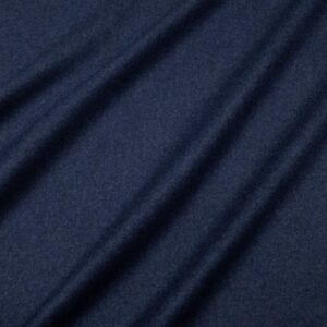 Stoff Wollgewebe mit Kaschmir blaubraun meliert