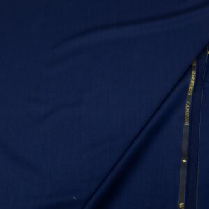 Stoff Wollgabardine nachtblau hochwertig Glanz