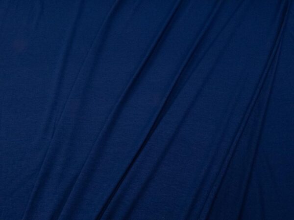 Stoff Viskose Jersey Navy Peony