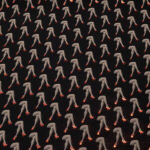 Stoff Jacquard Marilyns Beine