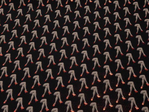 Stoff Jacquard Marilyns Beine