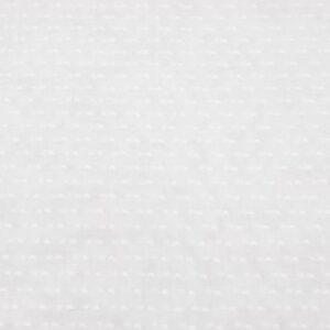 Stoffe Plumetis MADE IN CH weiss