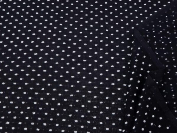 Stoffe Plumetis MADE IN CH schwarz-weiss – Bild 2