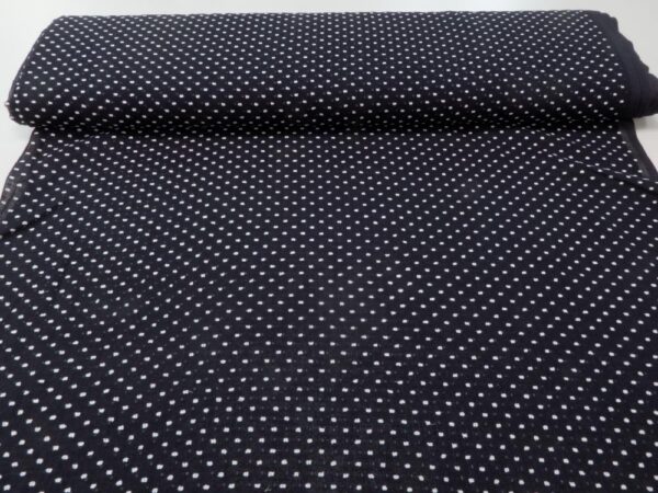 Stoffe Plumetis MADE IN CH schwarz-weiss – Bild 3