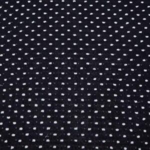 Stoffe Plumetis MADE IN CH schwarz-weiss