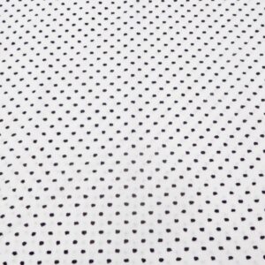 Stoffe Plumetis MADE IN CH weiss-schwarz