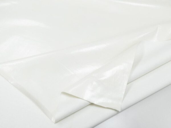 Stoff Wachstuch PVC beschichtet cremeweiss – Bild 2