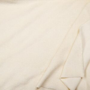 Stoff Strickfrottee natur