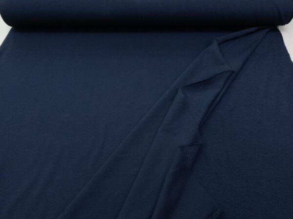 Stoff French Terry navy Blazer – Bild 2