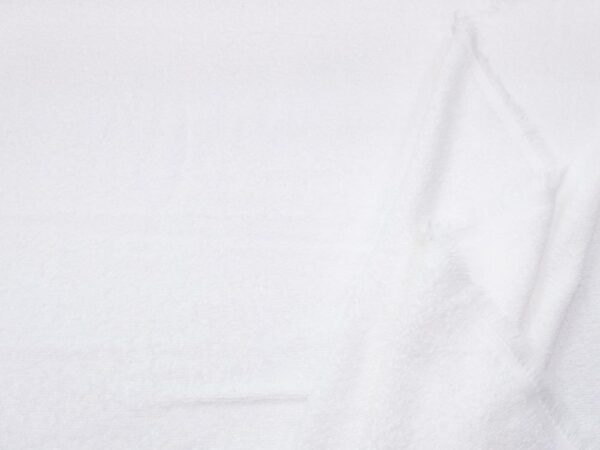 Stoff Web-Frottee weiss
