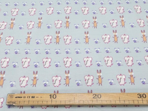 Stoff Single Jersey Brillentiere – Bild 4