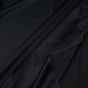 Stoff Eco-Viskose uni black