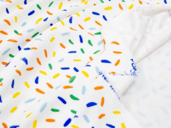 Stoff Knit co/pl towel confetti – Bild 2