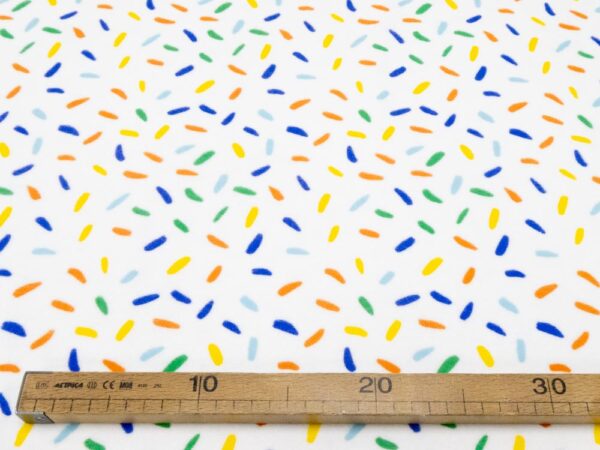 Stoff Knit co/pl towel confetti – Bild 4