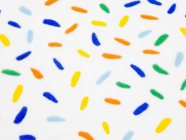 Stoff Knit co/pl towel confetti