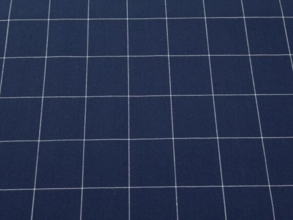 Stoff woven BW/EA Papertouch Blocks nachtblau