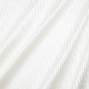 Stoff Woven vi/co/pa/ea SHINY CORD gebrochenes weiss