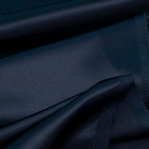 Stoff BW Satin festlich glänzend navyblau