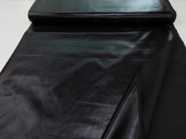 Stoff Baumwolle Twill SCHWARZ Folie – Bild 3