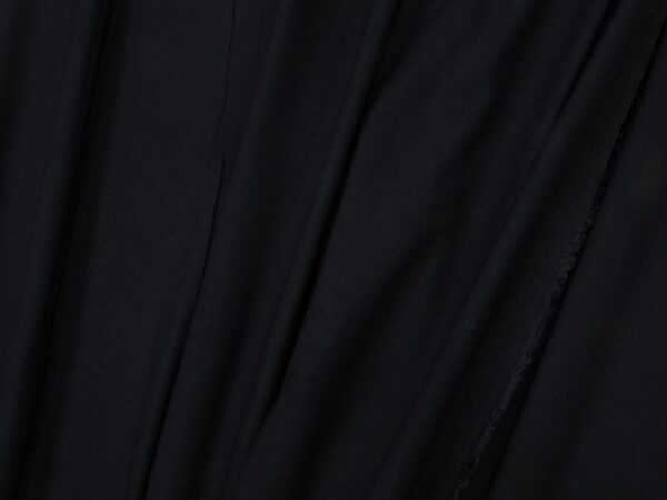Stoff woven vi Voile crepe schwarz – Bild 2