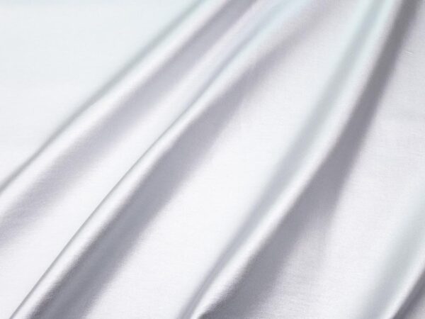 Stoff Jersey Shiny Bengaline silber