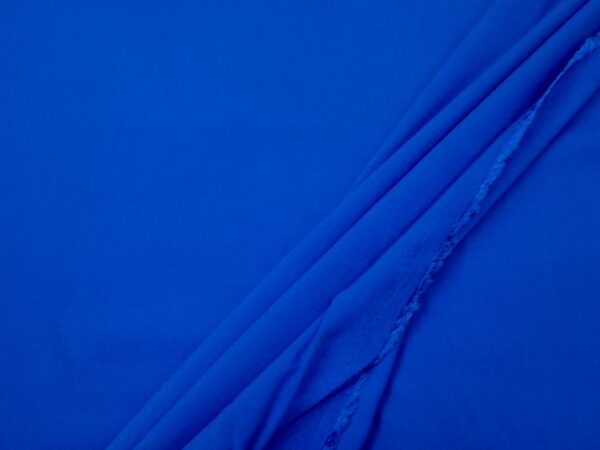 Stoff woven vi plain kobaltblau