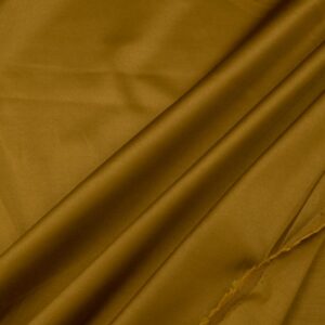 Stoff BW Satin shiny golden brown