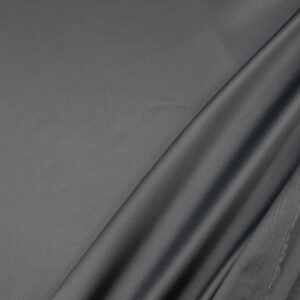 Stoff BW Satin shiny mittelgrau