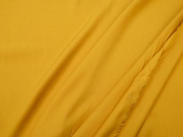 Stoff woven tencel plain safrangelb