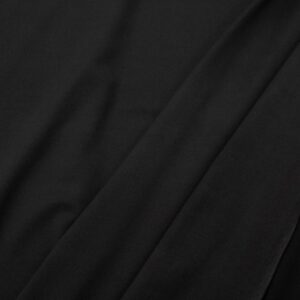 Stoff Knit pl/ly lining tricot jersey schwarz