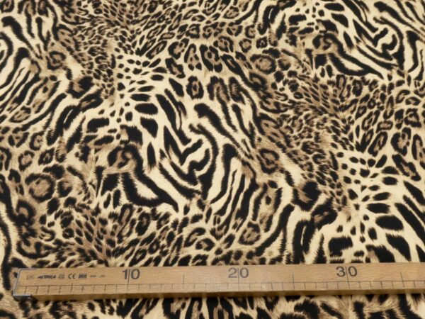 Stoff Baumwolle tiger skin – Bild 4