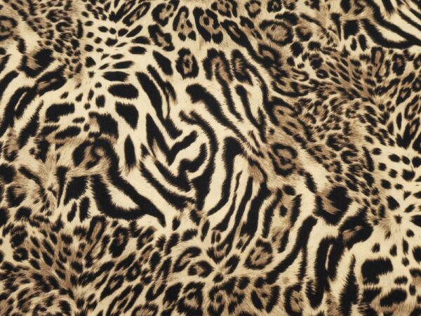 Stoff Baumwolle tiger skin