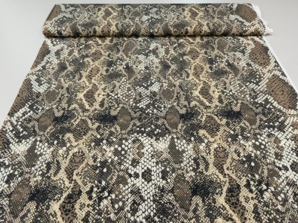 Stoff Baumwolle snake print – Bild 4