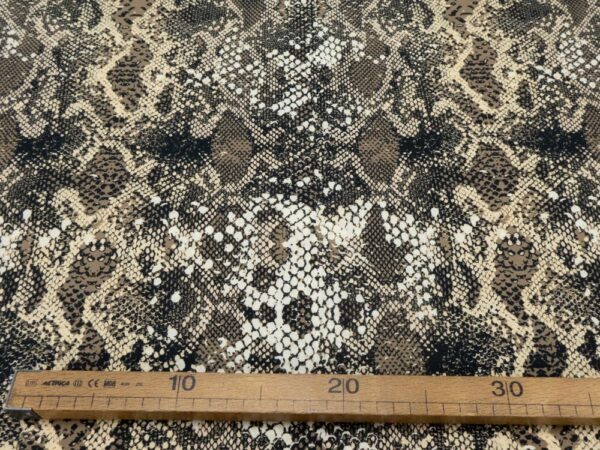 Stoff Baumwolle snake print – Bild 5