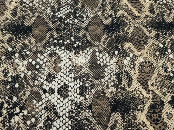 Stoff Baumwolle snake print