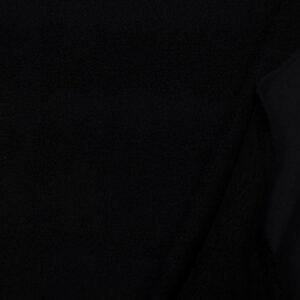 Stoff Knit Sheepskin schwarz