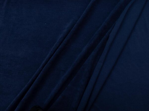 Stoff Stretchfrottee Knit towel marine