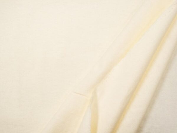 Stoff Woven co baby Flanel plain winter white