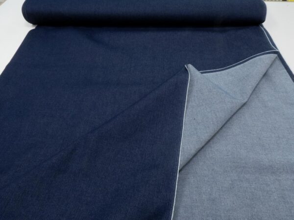 Stoff recycled raw Denim BW-PE-VI-EA  Outer Space Blue – Bild 2