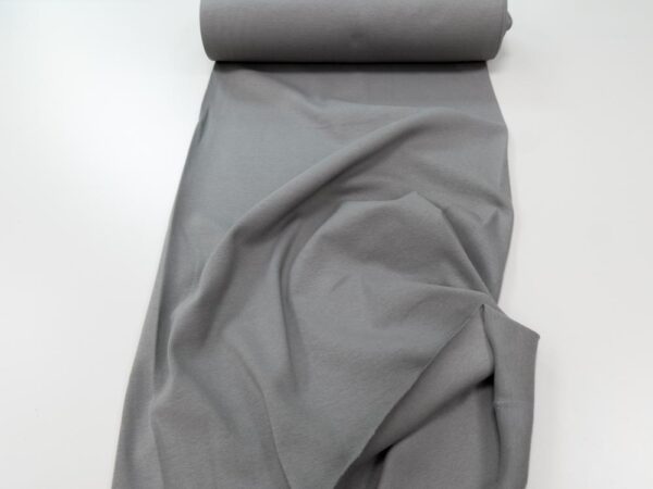 Stoff Bündchen glatt Cloudburst gray – Bild 2